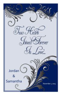 Wedding Program Cover Template 8C - Version 1